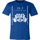 28-3 Greatest Comeback GOAT Shirt - 12 Greatest Of All Time Tee - Luxurious Inspirations