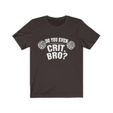 Do You Even Crit Bro D20 Dice DND High Quality Shirt - MADE IN THE USA - Luxurious Inspirations