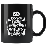 Do You Dare Enter The Witch's Lair Halloween Costumes Children Candy Trick or Treat Makeup Mug Coffee Cup - Luxurious Inspirations