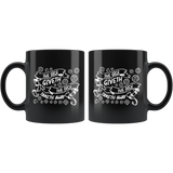 The dice giveth the dice taketh away rpg DND d20 d2 critical hit miss coffee cup mug - Luxurious Inspirations
