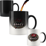 Tampa Bay Brady 12 GOAT Coffee Cup Fan Premium Grade Color Changing Mug - Binge Prints