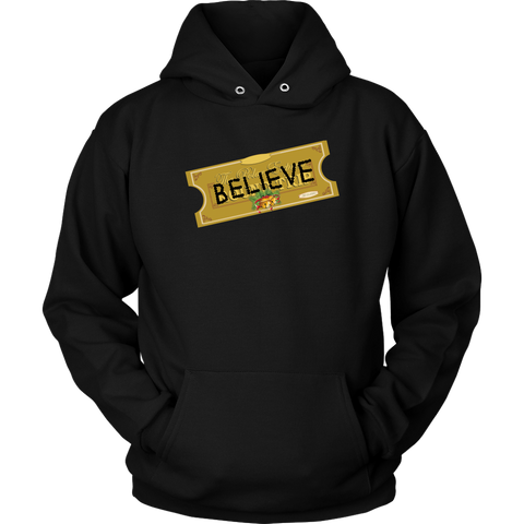 Believe Express Ticket for Santa 2020 Hoodie - Polar Edition Sweatshirt Shirt - Binge Prints