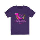 Don't Be A Cuntasaurus High Quality Canvas T-Shirt - Luxurious Inspirations