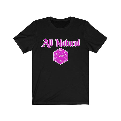 All Natural D20 Dice DND High Quality Shirt - MADE IN THE USA - Luxurious Inspirations