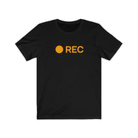 Rec Record Button Hub Parody Adult Joke High Quality T-Shirt - Binge Prints