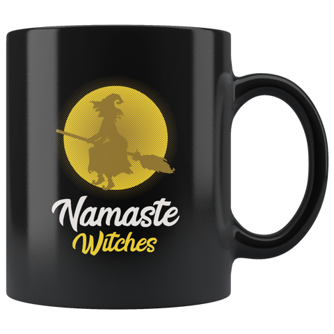 Namaste Witches Yoga Ghost Witch Halloween Costumes Children Candy Trick or Treat Makeup Mug Coffee Cup - Luxurious Inspirations