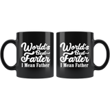 World's Best Farter I Mean Father Coffee Cup Mug - Luxurious Inspirations