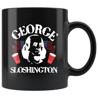 George Sloshington Washington President July 4th beer mug coffee cup - Luxurious Inspirations