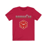 Barbarian D20 Dice DND High Quality Shirt - MADE IN THE USA - Luxurious Inspirations