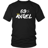 69 Percent Angel Funny Sexual T-Shirt - Luxurious Inspirations