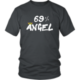 69 Percent Angel Funny Sexual T-Shirt - Luxurious Inspirations