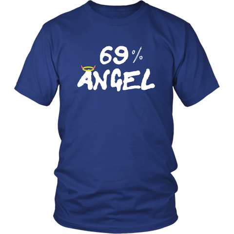 69 Percent Angel Funny Sexual T-Shirt - Luxurious Inspirations