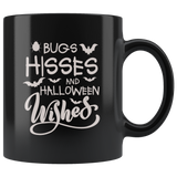 Bugs Hisses and Halloween Wishes Ghost Witch Costumes Children Candy Trick or Treat Makeup Mug Coffee Cup - Luxurious Inspirations