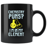 Chemistry Puns I'm In My Element Coffee Cup Mug - Luxurious Inspirations
