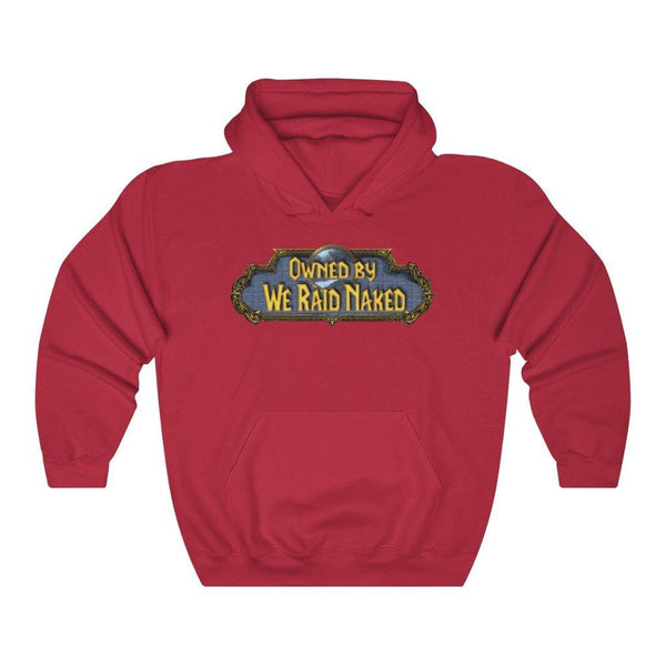 Owned By We Raid Naked Unisex Heavy Blend™ Hooded Sweatshirt - Luxurious Inspirations