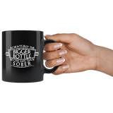 Always Buy The Bigger Bottle Better Safe Than Sober Funny Alcohol Drinking Beer Liquor Coffee Cup Mug - Luxurious Inspirations