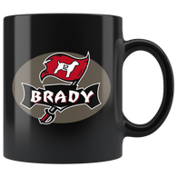 Tampa Bay Brady 12 GOAT Coffee Cup Fan High Quality Premium Grade Mug - Luxurious Inspirations