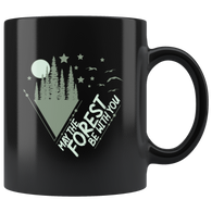 May the forest be with you wilderness animals moon trees fresh air coffee cup mug - Luxurious Inspirations