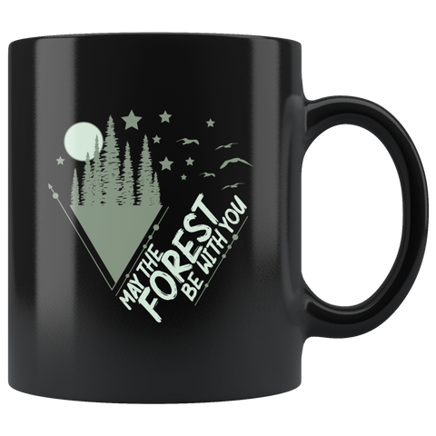 May the forest be with you wilderness animals moon trees fresh air coffee cup mug - Luxurious Inspirations