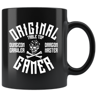 Original gamer rpg DND d20 d2 critical hit miss dice coffee cup mug - Luxurious Inspirations