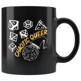Chaotic Queer DND dice coffee cup mug - Luxurious Inspirations