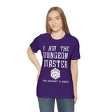 USA Bella Canvas I Am The Dungeon Master Your Argument High Quality Tee