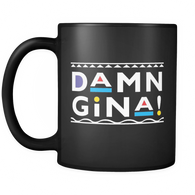 90s Sitcom Martin Damn Gina TV Show Mug - Funny 90's Retro Coffee Cup - Luxurious Inspirations