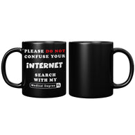 Don't confuse internet search mug