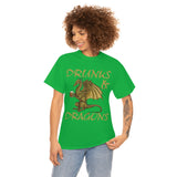 Drunks and Dragons High Quality Tee