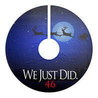 We Just Did 46 Biden 2020 President Elect Gift Christmas Tree Skirt - Binge Prints