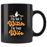 I'm Not A Witch I'm Your Wife Ghost Halloween Costumes Children Candy Trick or Treat Makeup Mug Coffee Cup - Luxurious Inspirations