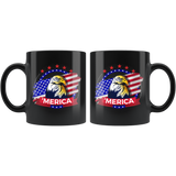 American Eagle Patriotic America 4Tth of July Proud USA Mug - Bad Ass 'Merica Flag Coffee Cup - Luxurious Inspirations
