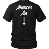 America's Ass T-Shirt - Funny Patriotic Independence Day July 4th Superhero Captain Tee Shirt - Luxurious Inspirations