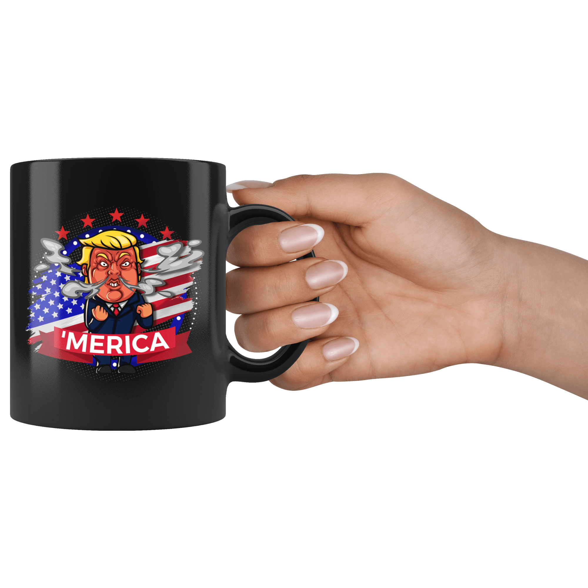 Trump Hugging Flag Mug, President Donald Trump Cup, Sonald Trump Coffee  Mug, Patriot Conservative Gifts, American Flag Love, America First 