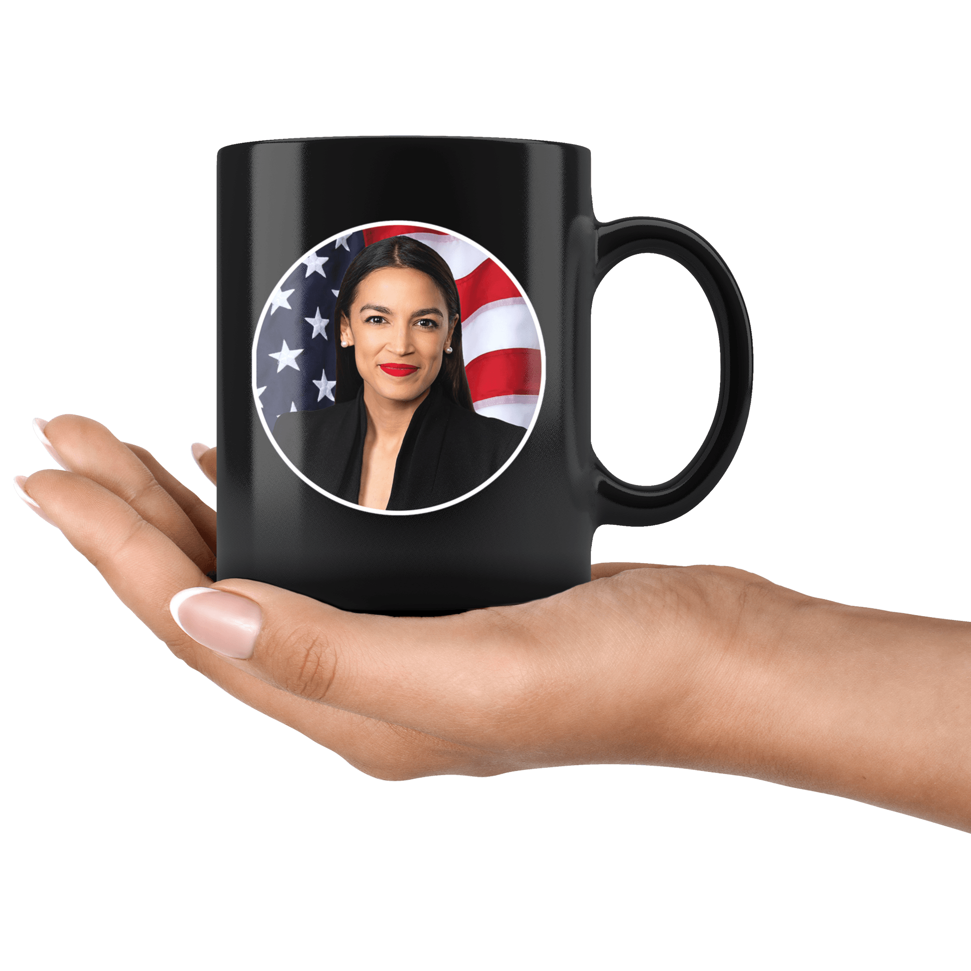 AOC Alexandria Ocasio-Cortez Voice Of The People President 2020 2024 Power  To Democratic Socialist Democrat Mug