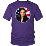 AOC Alexandria Ocasio-Cortez Voice Of The People President 2020 2024 Power To Democratic Socialist Democrat T-Shirt - Luxurious Inspirations