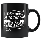 I love you to the moon and back endearment affection family kids coffee cup mugs - Luxurious Inspirations