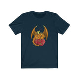 Dragon On Dice D20 DND High Quality Shirt - MADE IN THE USA - Luxurious Inspirations