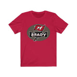 Tampa Bay Brady 12 Goat Fan High Quality Canvas T-Shirt - Binge Prints