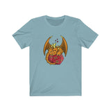 Dragon On Dice D20 DND High Quality Shirt - MADE IN THE USA - Luxurious Inspirations