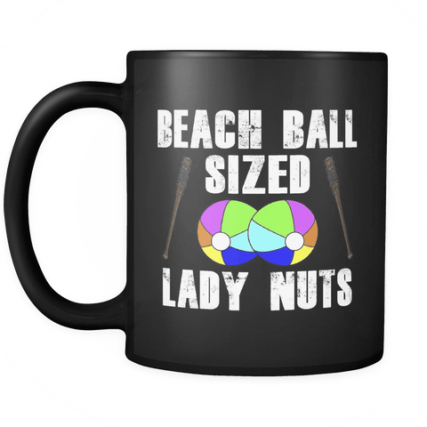 Beach Ball Sized Lady Nuts Mug - The Walking Dead Negan Fan Cup - Luxurious Inspirations
