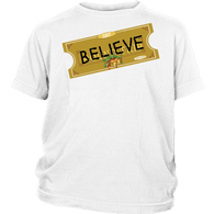 Believe Express Ticket For Santa 2017 Shirt - Kids Polar Edition - Luxurious Inspirations