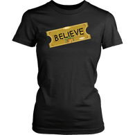 Believe Express Ticket For Santa 2018 Shirt - Women Ladies Polar Edition - Luxurious Inspirations