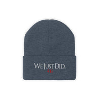 We Just Did 46 Joe Biden President Elect Winner 2020 High Quality Christmas Knit Beanie - Binge Prints