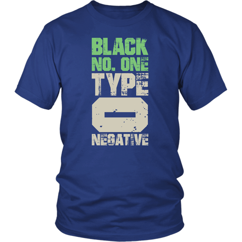 Black No. One Type O Negative Short Sleeve Unisex T-shirt - Luxurious Inspirations