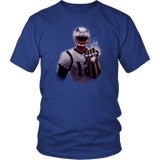 Brady Gauntlet Inifinity Championship Rings T-Shirt - Football Parody Patriots Tee Shirt - Luxurious Inspirations