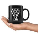 Brady GOAT Gauntlet 6th Championship Ring Mug - MVP 12 Greatest Of All Time Fan Coffee Cup - Luxurious Inspirations