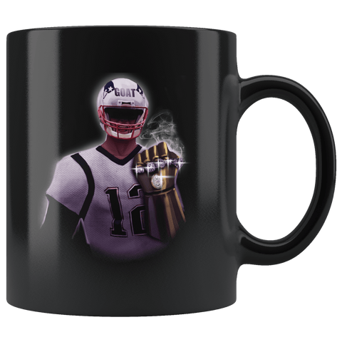 Brady GOAT Gauntlet 6th Championship Ring Mug - MVP 12 Greatest Of All Time Fan Coffee Cup - Luxurious Inspirations