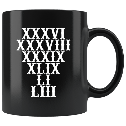 Brady GOAT Gauntlet 6th Championship Ring Mug - MVP 12 Greatest Of All Time Fan Coffee Cup - Luxurious Inspirations
