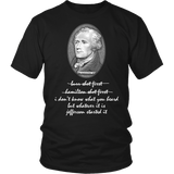 Burr Shot First Shirt - Funny Hamilton Jefferson Fan Tee - Luxurious Inspirations